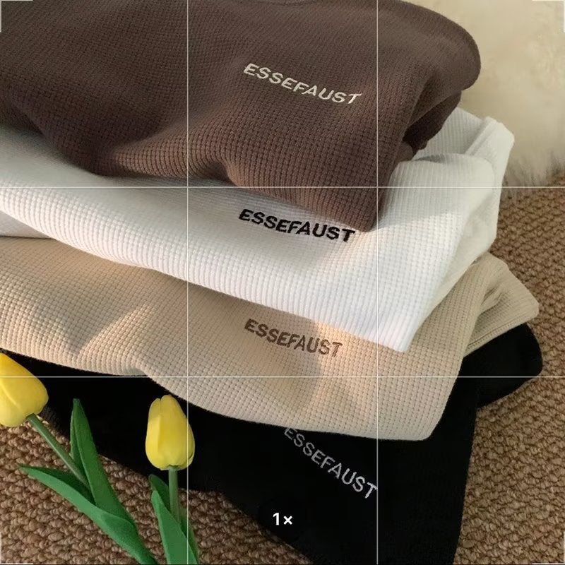 Waffe Short-sleeved T-shirt Men's Summer 2023 New Fashion Brand Half-sleeved Top Loose Casual Half-sleeved T-shirt - Image 5