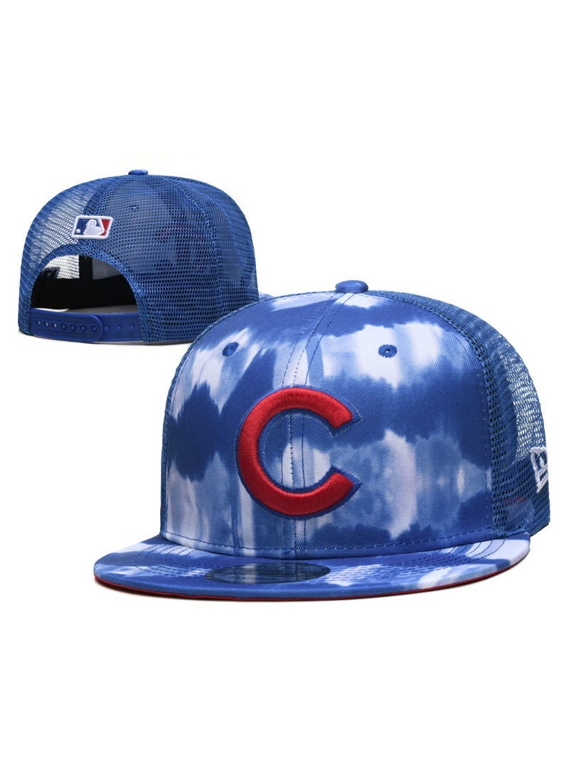 NEW ERA Chicago Cubs Blue Tie - Dye Trucker Hat