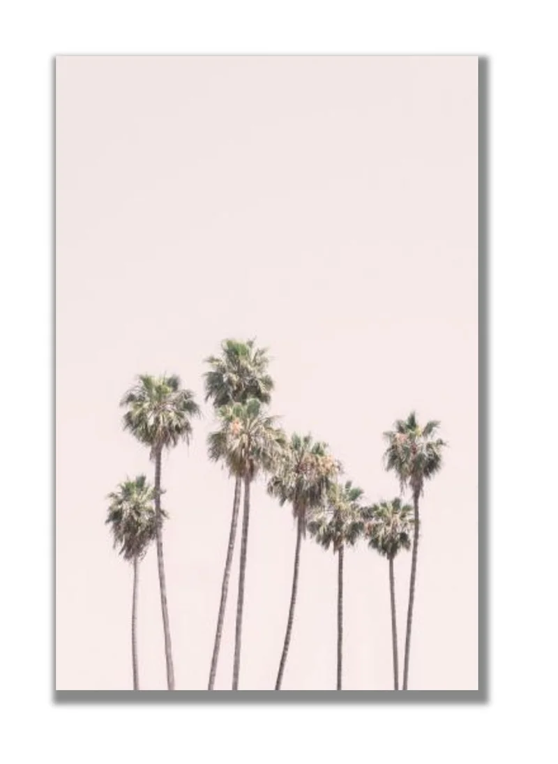 Drawdeck Blush Palm Trees