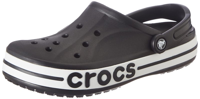 Crocs Unisex Adult Bayaband Clog 205089-066 Black/White M10W12 - Image 1