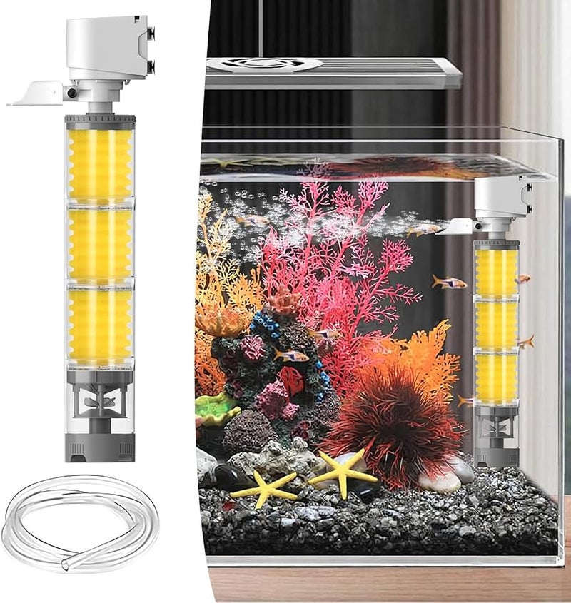 35W Aquarium Filter Silent Multi Stage Aerator For Fish Tank Turtle Shrimp Pond - Image 3