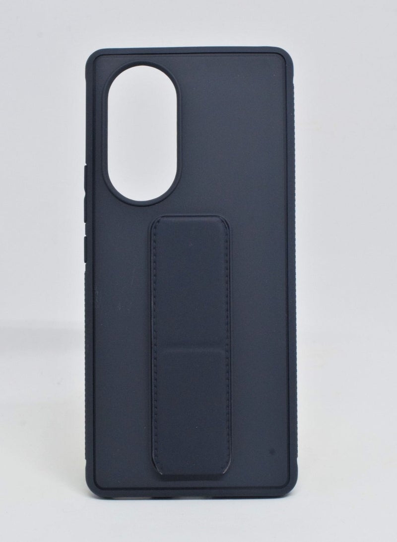 Protective Case Cover With Finger Grip Stand For Huawei Nova 9 Pro Blue - Image 1