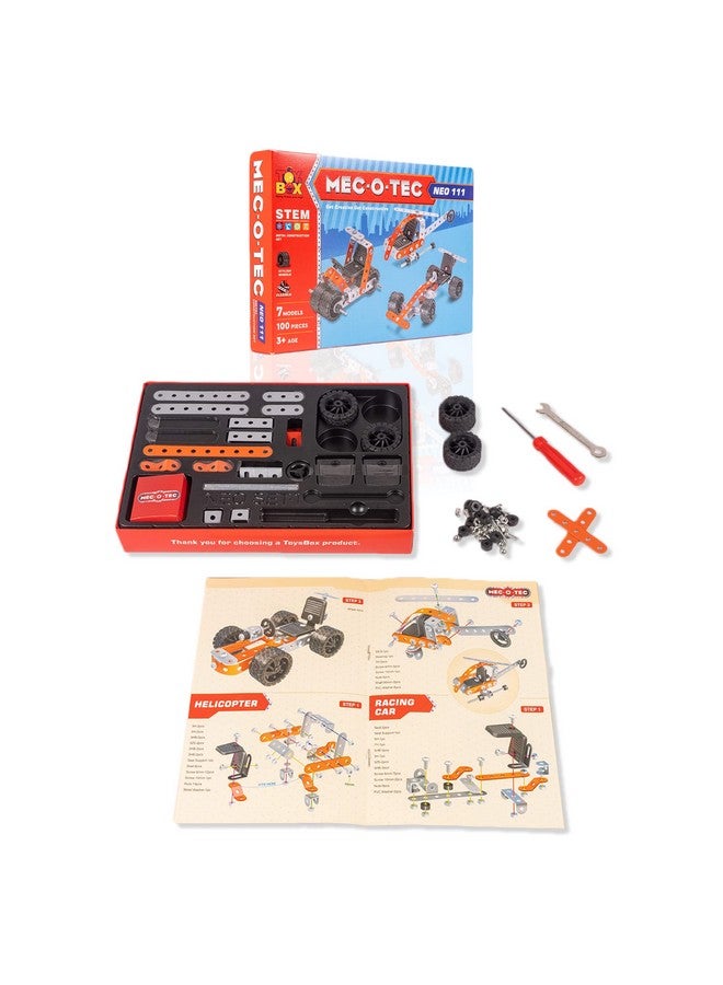 Toysbox MEC-O-Tec Neo 111|Develop Your Engineering Skills with Fun&Learn (6+ Yrs), 100 Pcs - Image 2
