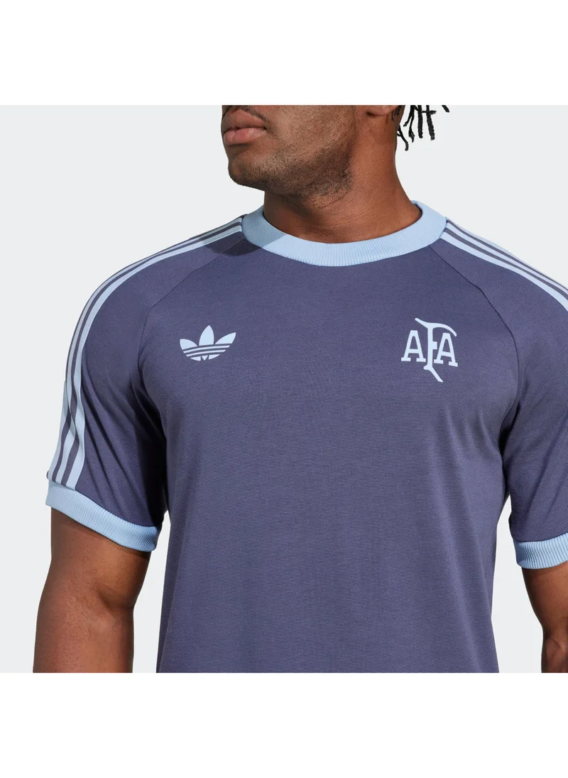 adidas تيشيرت كرة قدم أزرق رجالي مقاس