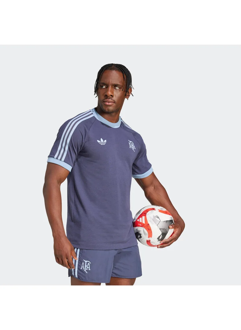 adidas تيشيرت كرة قدم أزرق رجالي مقاس