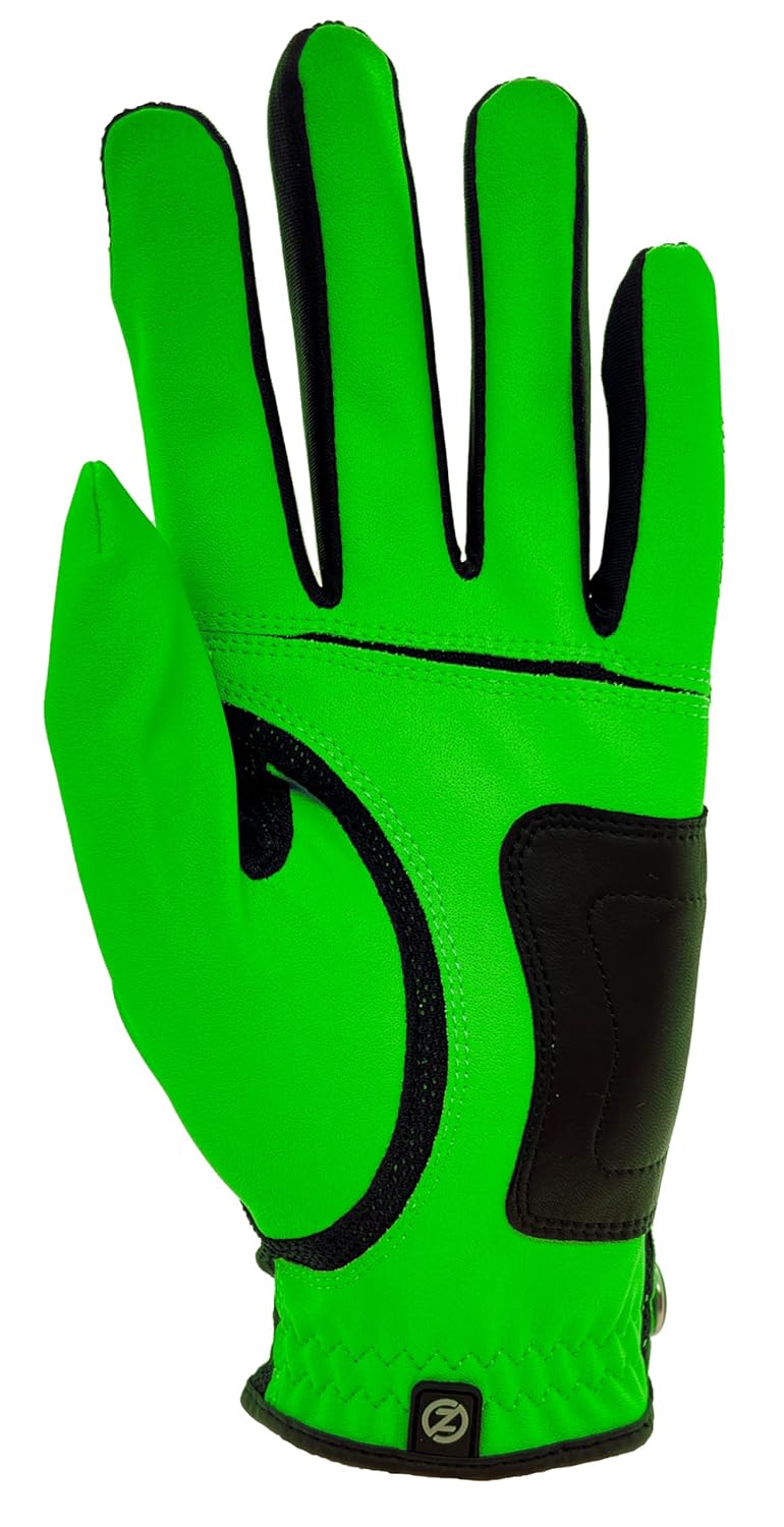 Zero Friction Men's Compression-Fit Synthetic Golf Glove, Universal Fit One Size - Image 1