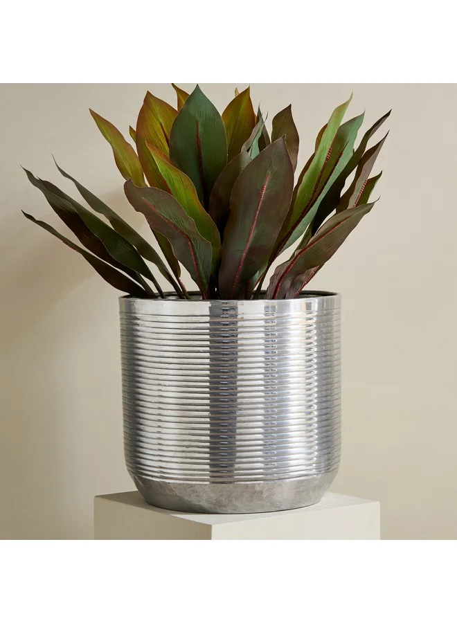 Home Box Nydril Linework Aluminium Planter 31.5 x 29.5 cm