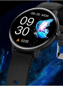 AOLON GTR Smart Watch Bluetooth Talk Heart Rate Blood Pressure DIY Wallpaper Sports Waterproof Smart Watch Black  - Image 1