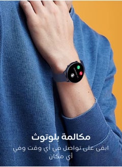 AOLON GTR Smart Watch Bluetooth Talk Heart Rate Blood Pressure DIY Wallpaper Sports Waterproof Smart Watch Black  - Image 5