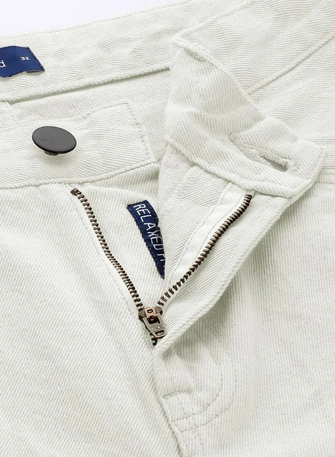 Styli Men Relaxed Fit Cotton Cargo Jeans By Bene Kleed