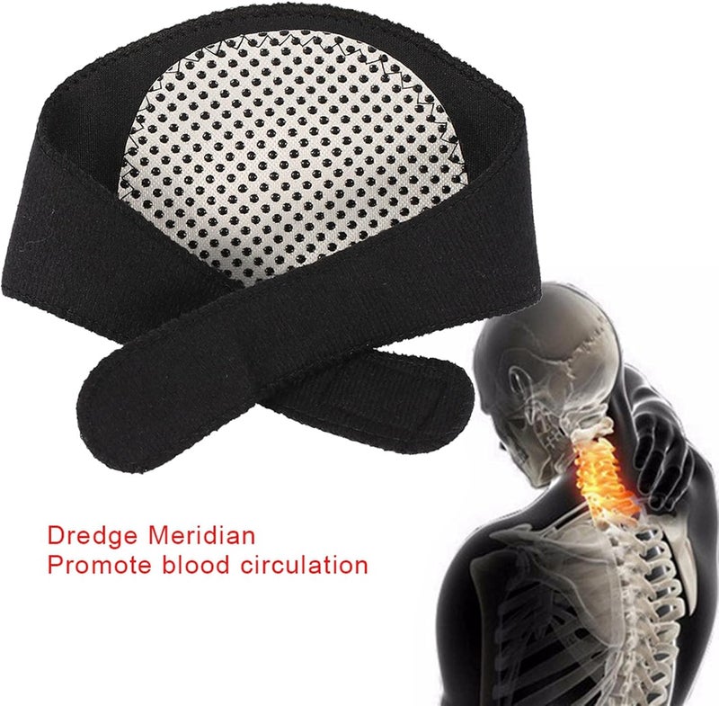 comfrt Soft Magnetic Neck Support Collar Health Pain Relief Heat Brace Wrap Strap, Promote Blood Circulation for Office Works, Students, Teachers, Drivers - Image 4