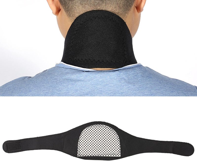 comfrt Soft Magnetic Neck Support Collar Health Pain Relief Heat Brace Wrap Strap, Promote Blood Circulation for Office Works, Students, Teachers, Drivers - Image 2