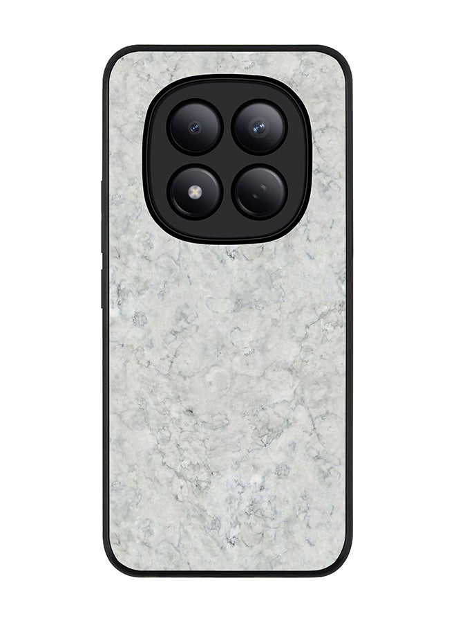 For Xiaomi Redmi Note 15 Pro 4G Case,Slim fit Camera Protection, Shockproof Thin Phone cover  - Marble Texture White