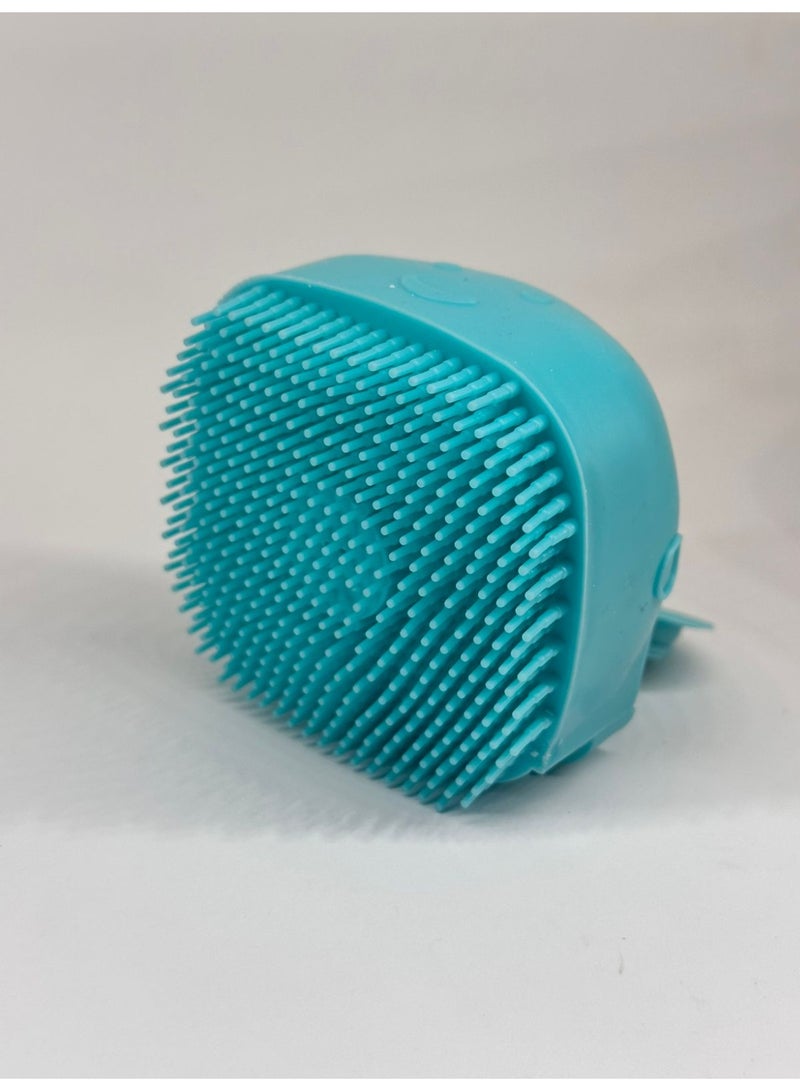 Silicone Body Brush Shower Scrubber With Shower Gel Dispenser Function Soft Bath Massage Exfoliating Cleaning - Image 2