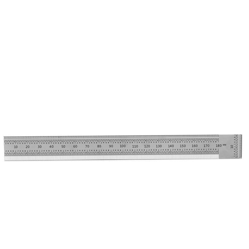 TIDTALEO Multifunctional Stainless Steel Metal T Ruler 180mm Precision Carpentry Marking Woodworking Measuring Tool for Carpenters and DIY Projects - Image 1