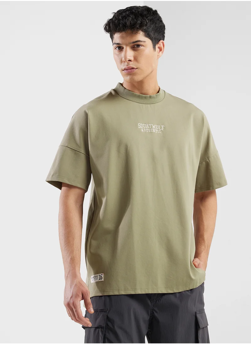 SQUATWOLF Oversized Word Up T-Shirt