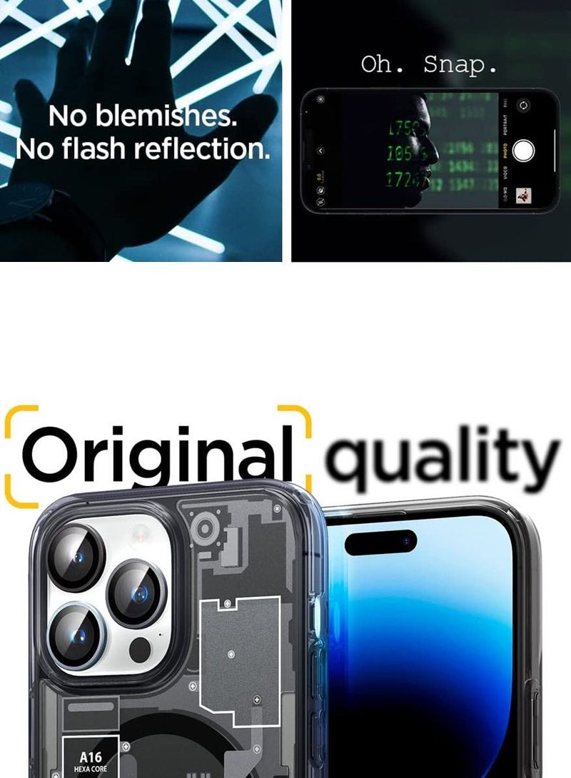 Spigen Glastr Ez Fit Optik Pro Camera Lens Protector (2 Pack) for iPhone 14 Pro and iPhone 14 Pro Max - Zero One - Image 5