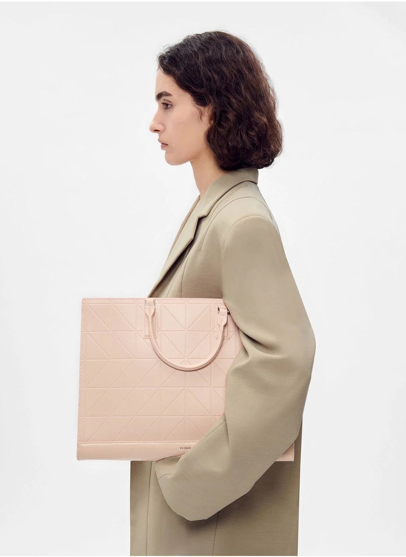 Pedro - Pedro Studio Leather Pixel Tote Bag - Image 1