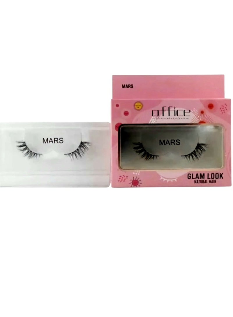 أوفيس – رموش شعر طبيعي MARS S04 لإطلالة ناعمة وجذابة - Image 2