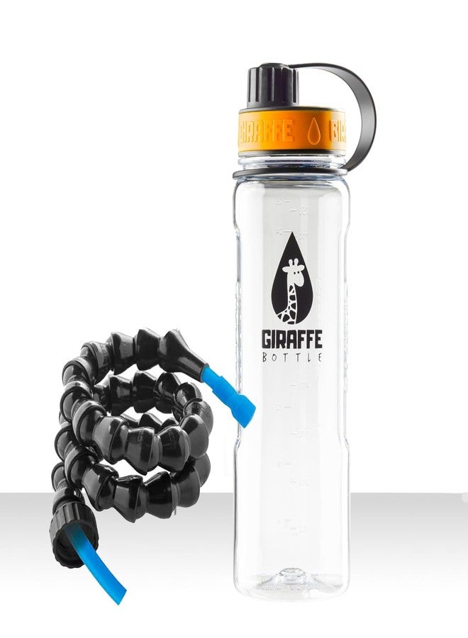 Giraffe Bottle Tower XL Hands Free Drinking System, Clear Tritan Bottle (length 30 in / 76 cm) - Image 2