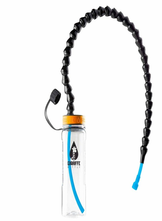 Giraffe Bottle Tower XL Hands Free Drinking System, Clear Tritan Bottle (length 30 in / 76 cm) - Image 1