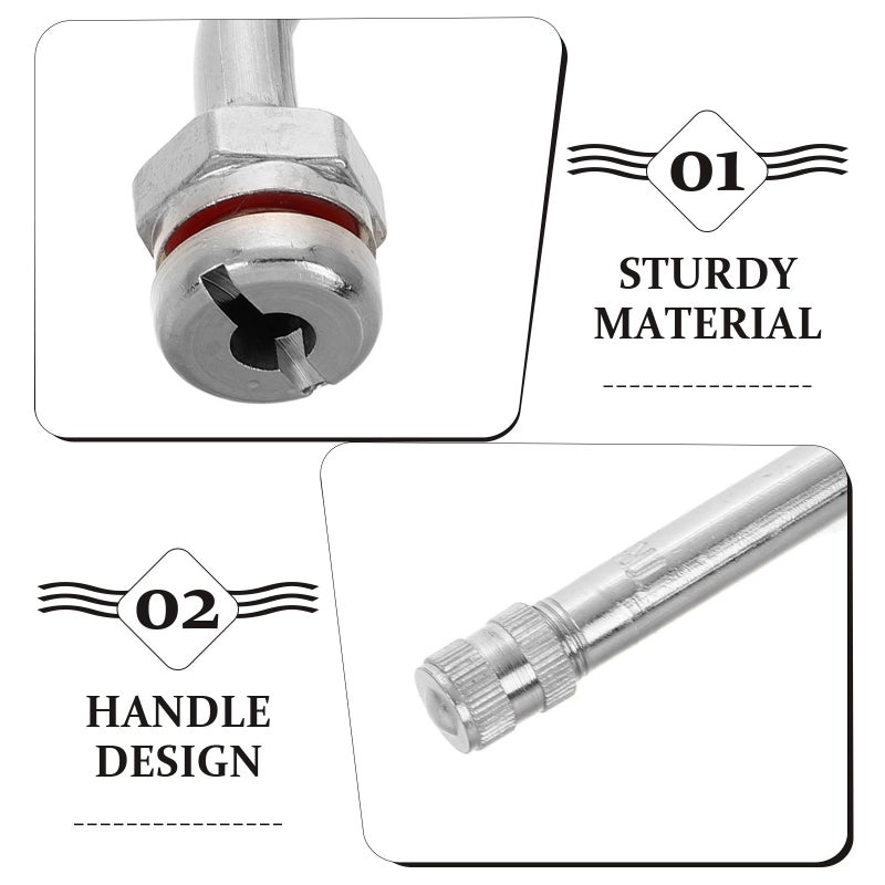 Truck Valve Stem Extension, Prevents Pressure Leaks, Compatible with Series Bore Stems - Image 3