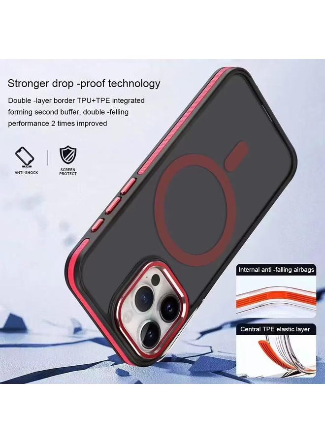 S-TOP Case For iPhone 14 Plus Two-color Frosted MagSafe Magnetic Phone Case - Image 2