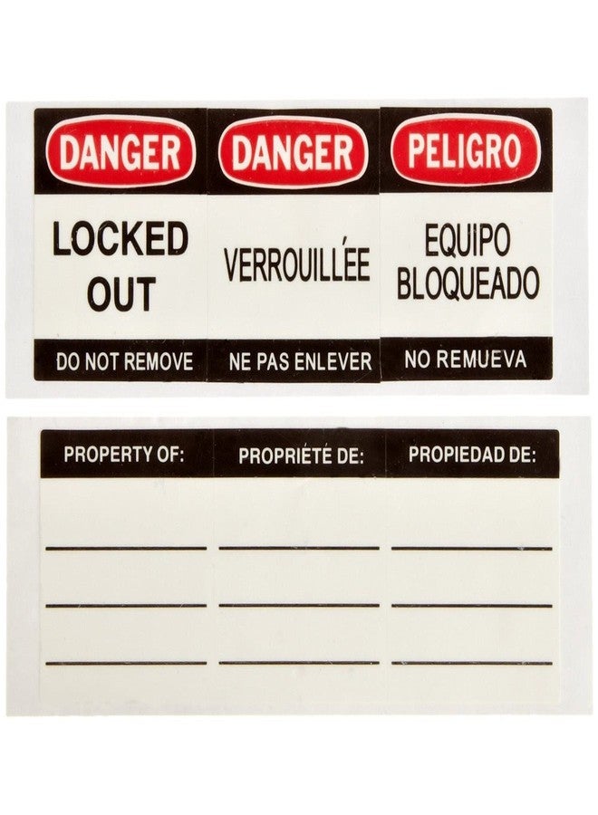 Brady Plastic Lockout/Tagout Padlock, Keyed Different, 1-3/4" Body Length, 1-1/2" Shackle Clearance, Red (Pack of 1) - Image 3