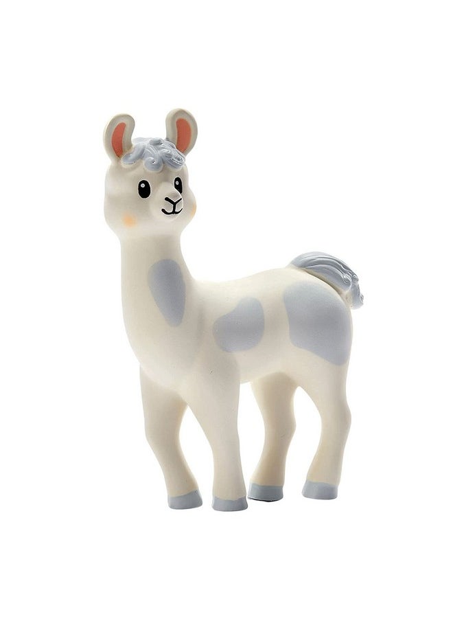 Lil' Llama Baby Teething Toys, Llama Teether For Toddler & Baby Boys And Girls, 100% Natural Rubber Bpa-Free Squeaky Baby Toy, Soothe Sore Itchy Gums & Teething Pain (Llama)  - Image 2