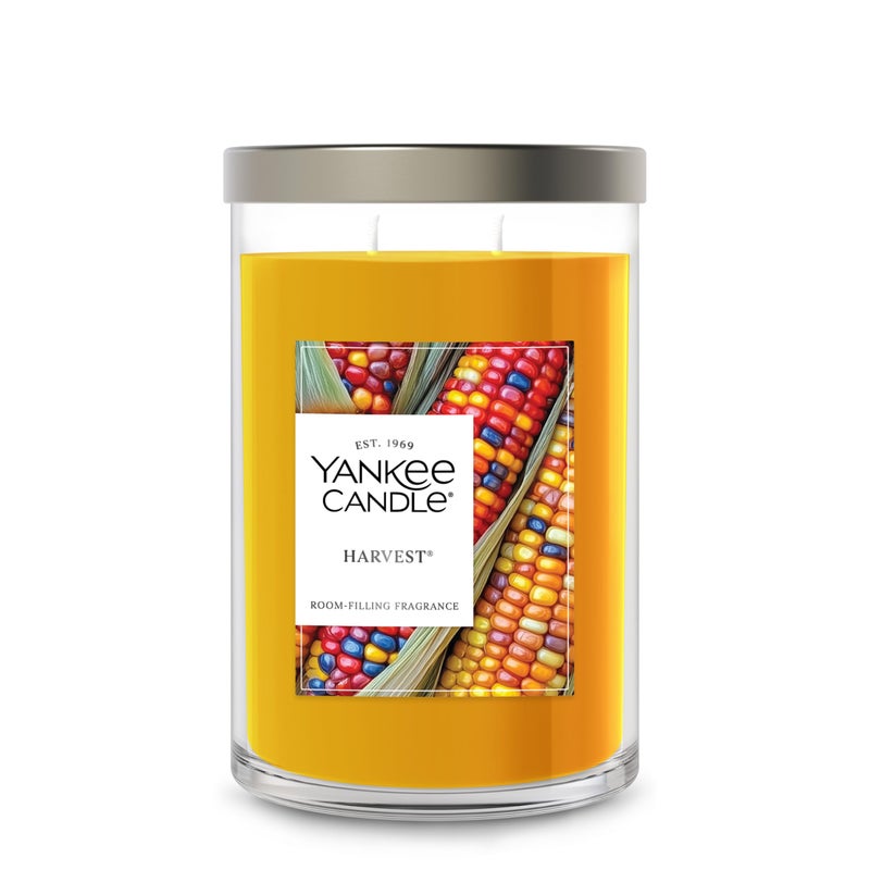 Yankee Candle Harvest Scented Signature 20oz Large Tumbler 2Wick Candle Over 60 Hours of Burn Time