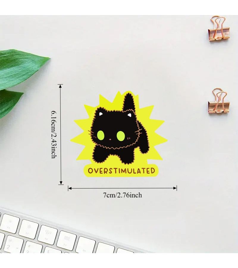 5pcs Scratch Resistant Laptop Decals Stickers Durable For Tools Boxes Bumper - Image 5
