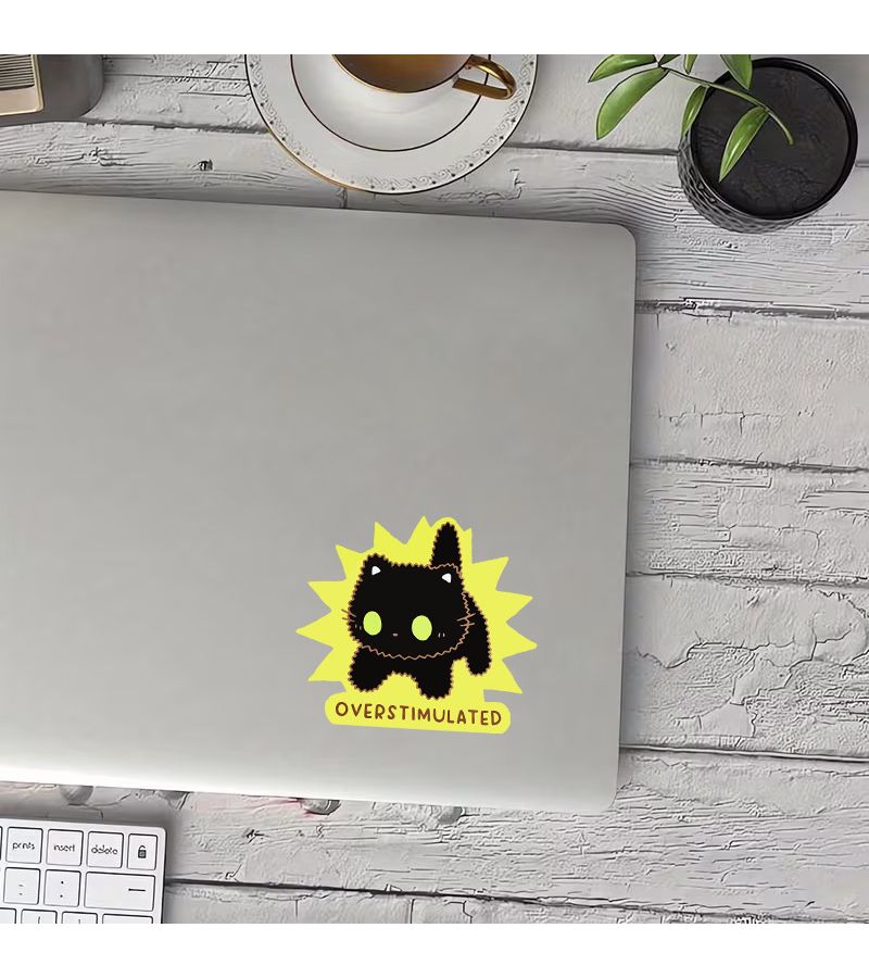 5pcs Scratch Resistant Laptop Decals Stickers Durable For Tools Boxes Bumper - Image 3