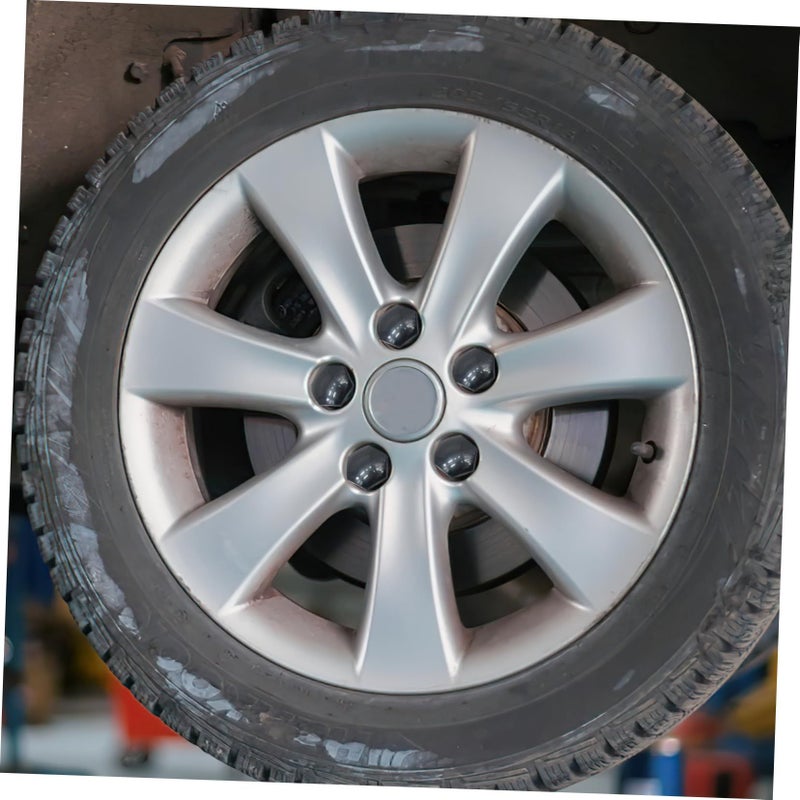 Black 8x1 7cm 20 Pcs Lug Nut Wheel Covers Durable Auto Protection Design With Removal Caps - Image 3