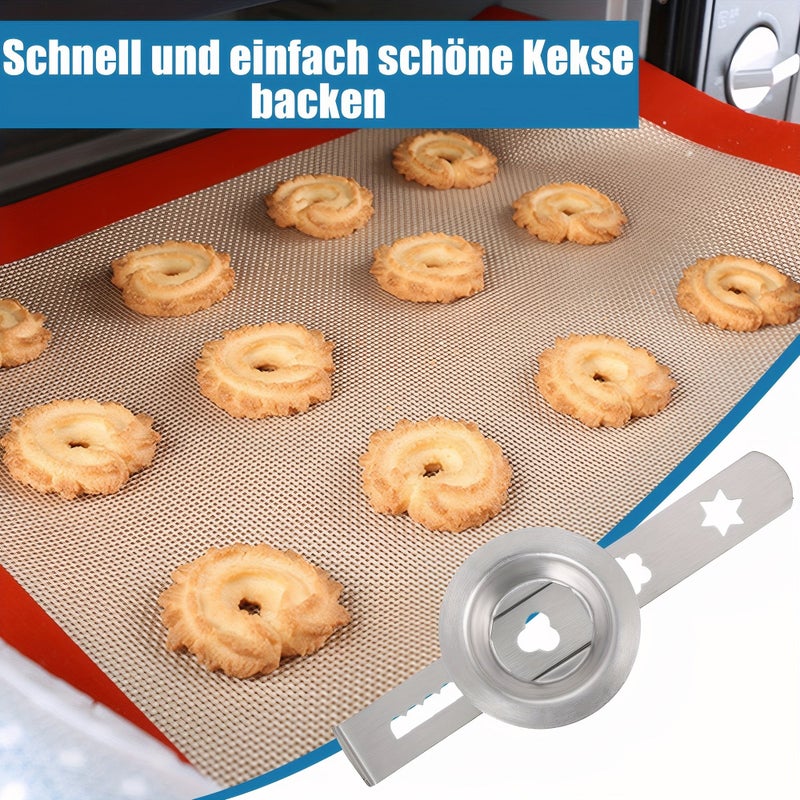3pcs Stainless Steel Meat Grinder Multi Functional Set Durable Easy Clean Versatile - Image 5
