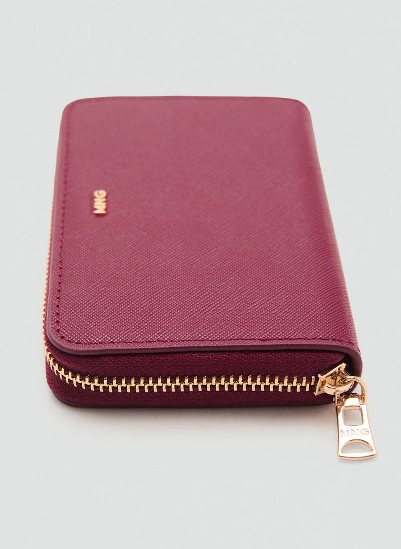 MANGO M-- Martes Logo Zip Through Wallet  - Image 2