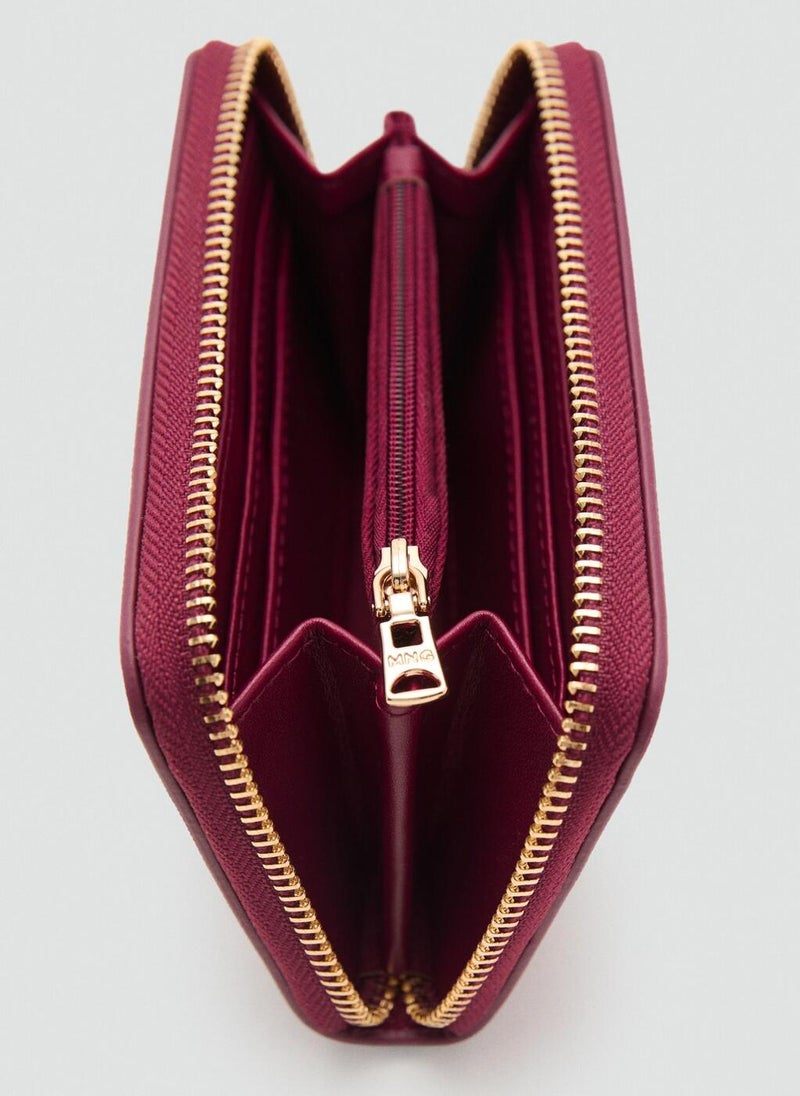 MANGO M-- Martes Logo Zip Through Wallet  - Image 3