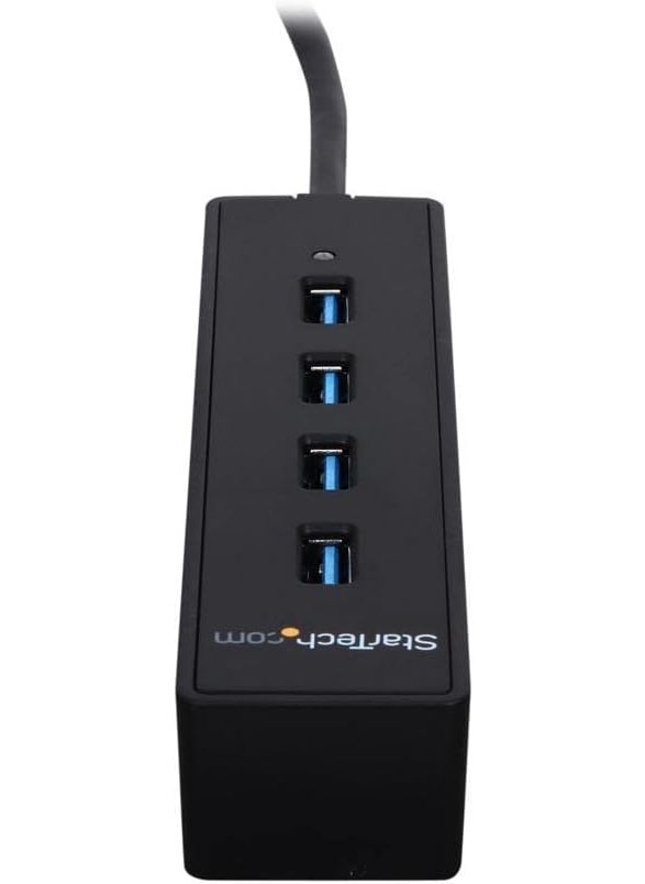 StarTech StarTechcom 4Port USB 30 Hub with Builtin Cable  SuperSpeed Laptop USB Hub  Portable USB Splitter  Mini USB Hub ST4300PBU3 Black  - Image 4