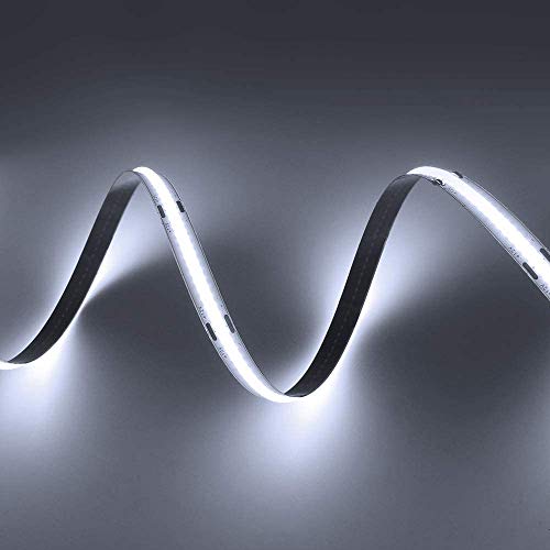 protium DC 12V Premium COB LED Strip Flexible High Density Chips CRI 90 6000k Cool White Lights 5M Tape (Cool White Light 6000K, 360 LEDs/m) PRSF360PN4 - Image 3