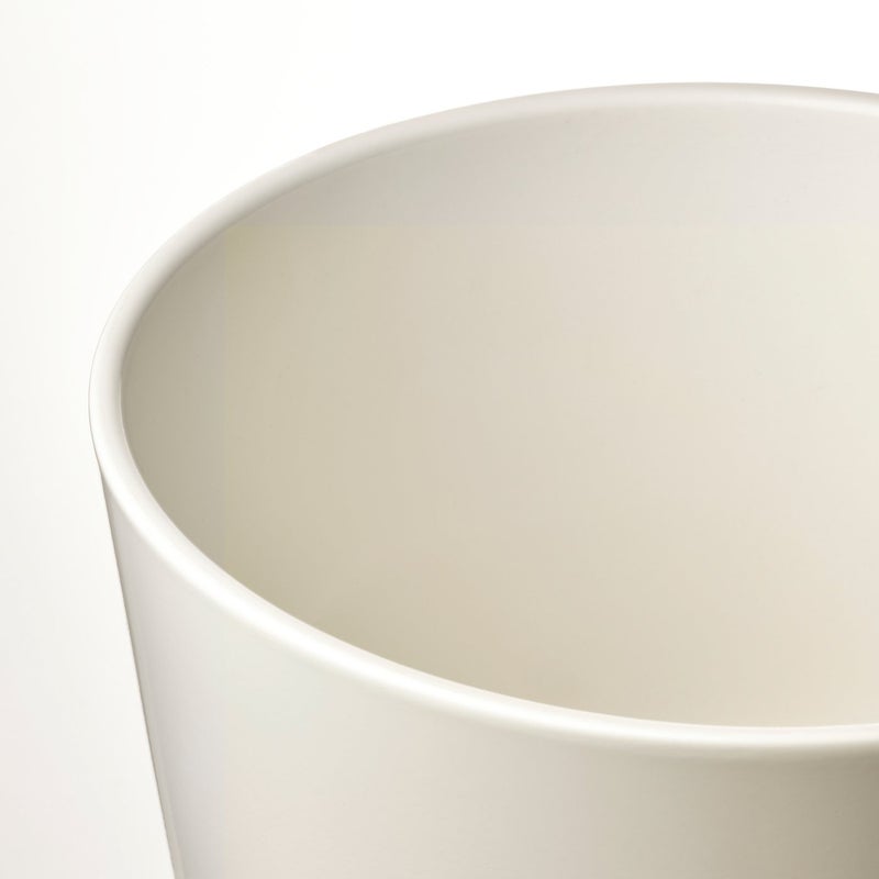 Baitique Plant Pot, White Earthenware, 24 cm, Indoor - Image 3