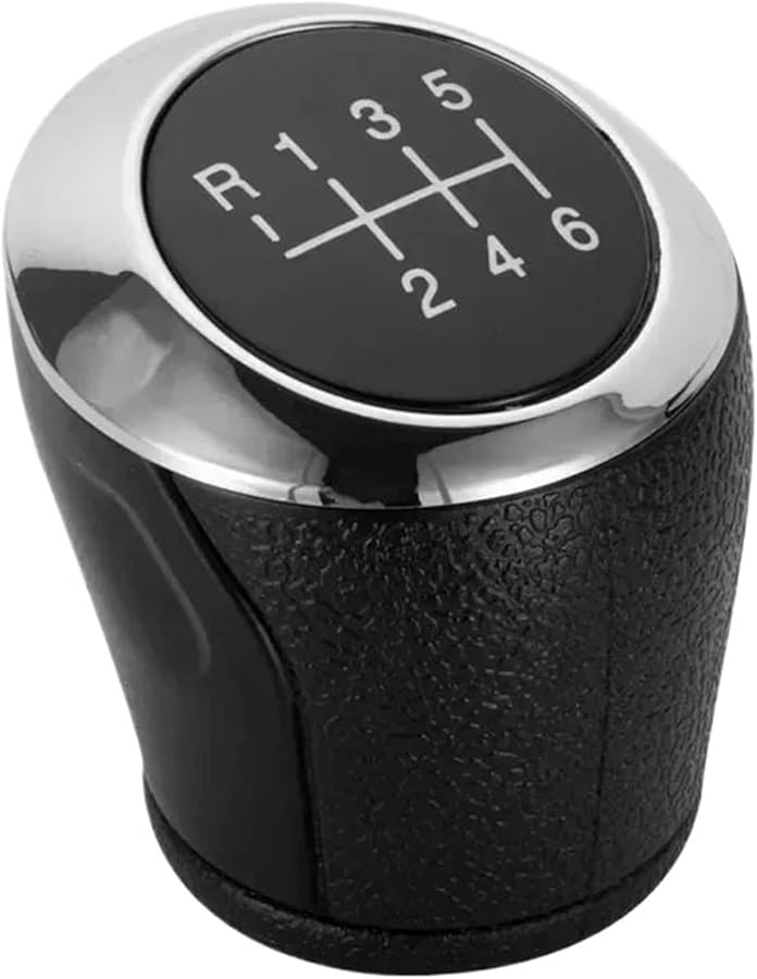 Black 6 Speed Manual Gear Shift Knob Replacement For Chevrolet Aveo Sonic T300 2013 2017 - Image 1