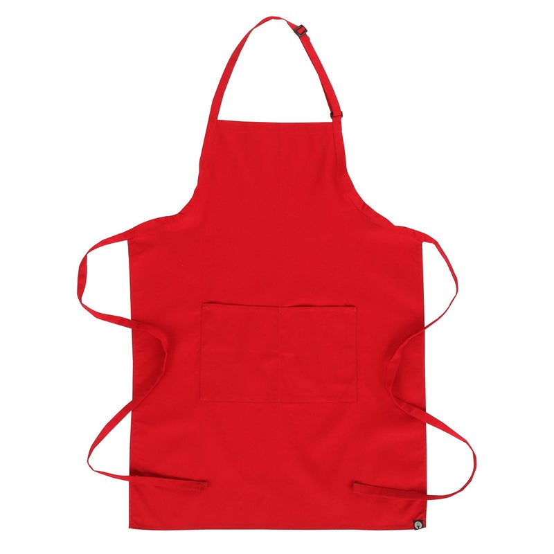 Chef Works Unisex Butcher Apron, Red, One Size - Image 4