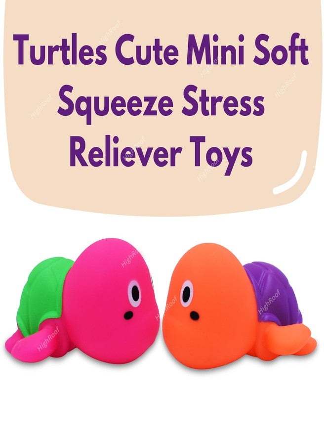 HighRoof Squeezy Turtles Toy Bathing Toy for Baby Whistle Toys for Infants Toddlers Children Age 3 Months Chu Chu Toy Set Non-Toxic, BPA Free Colorful Soft Rubber (Squeezy Turtles) (Pack of 2pc) - Image 4