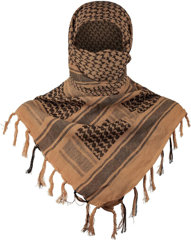 Aonal Store Military Shemagh Tactical Desert Scarf, 100% Cotton Keffiyeh Neck Head Scarf Wrap for Men Women - Image 2
