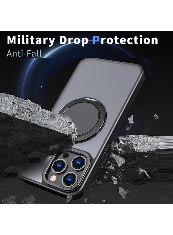 S-TOP Case For iPhone 11 Pro Max 360-degree Rotating MagSafe Magnetic Holder Phone Case - Image 3