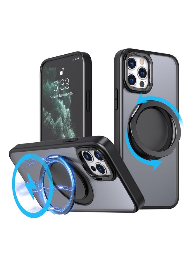 S-TOP Case For iPhone 11 Pro Max 360-degree Rotating MagSafe Magnetic Holder Phone Case - Image 1