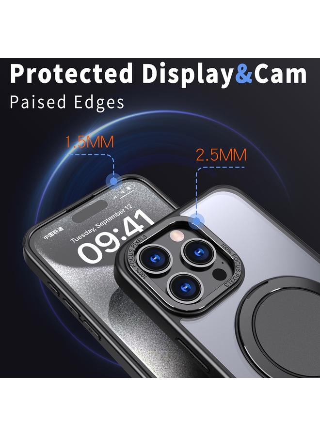 S-TOP Case For iPhone 11 Pro Max 360-degree Rotating MagSafe Magnetic Holder Phone Case - Image 5