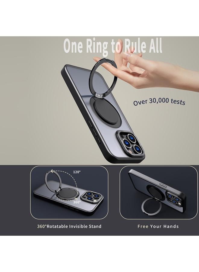 S-TOP Case For iPhone 11 Pro Max 360-degree Rotating MagSafe Magnetic Holder Phone Case - Image 4