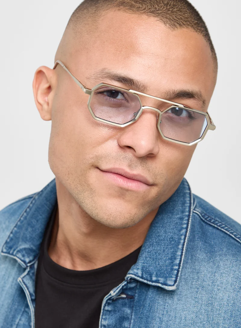 Seventy Five Casual Square Aviator Sunglasses