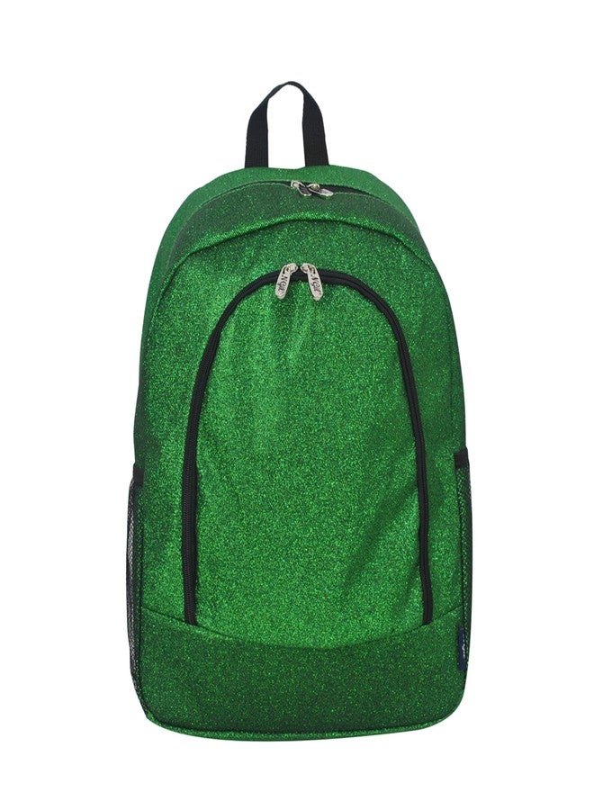 NGIL Glitter Canvas School Backpack for Cheer and Dance Teams, Sports Sparkle Backpack for Girls(Glitter-Green) - Image 2