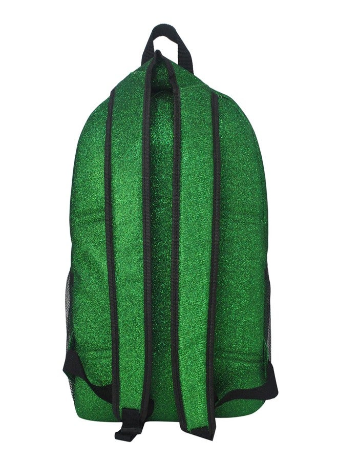 NGIL Glitter Canvas School Backpack for Cheer and Dance Teams, Sports Sparkle Backpack for Girls(Glitter-Green) - Image 3